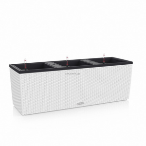 Кашпо Balconera Color (Балконера Колор) 50 Белое с системой полива