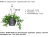 Кашпо NIDO COTTAGE (Нидо) 28 Мокко с системой полива