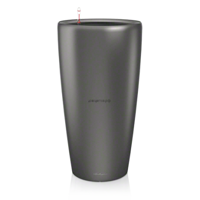 Кашпо Rondo (Рондо) 32 Антрацит с системой полива